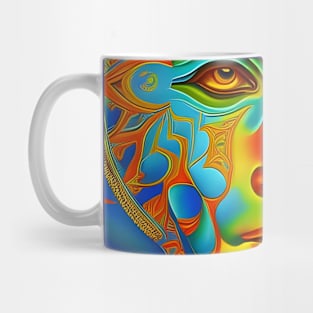 Dosed in the Machine (26) - Trippy Psychedelic Art Mug